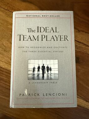 The Ideal Team Player by Patrick Lencioni - Silver Hardcover
